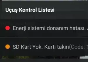 Enerji sistemi donanım hatası
